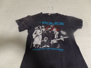 The Police,  1982,  Authentic,  Vintage Concert Tour Shirt