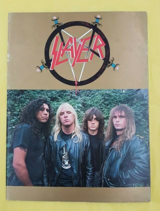 Slayer - Reign In Blood - Concert Programme - Def Jam 1987