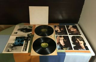 The Beatles White Vinyl Album Swbo 101 W/photos & Poster 1127519 Records Paul