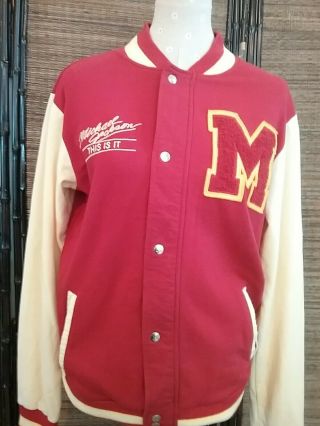 Michael Jackson Thriller This Is It Tour Limited Edition Varsity Jacket Small