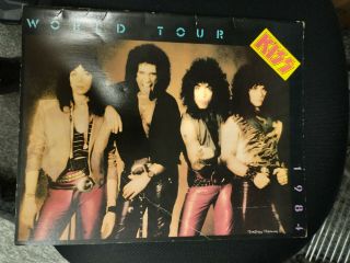 Kiss 1984 Lick It Up Tour Program