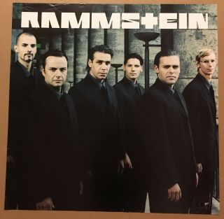 Rammstein Rare 1998 Double Sided Promo Poster 4 Sehnsucht Cd 24x24 Never Display