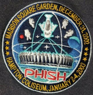 Phish Sweat Shirt Xl Large 2003 Hampton Msg Pollock Poster Dinner And A Rematch