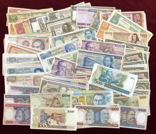 World Notes South And Central America 6 Countries 120,  Notes F - Unc