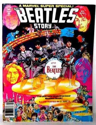 Stan Lee Present The Beatle Story Marvel Comics Special Vol1 4 1978