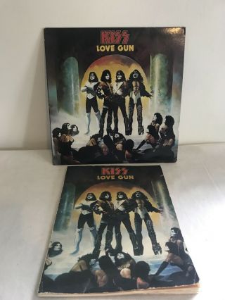 Kiss Aucoin Love Gun Songbook / Sheet Music 1977 - With Record
