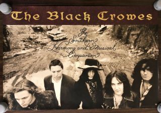 The Black Crowes Southern Harmony And Musical Companion Promo Poster Robinson