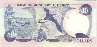 Bermuda $10 Dollars Currency Banknote 1997 PMG 63 CHOICE UNC 3