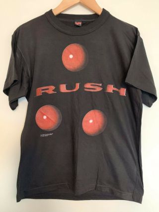 Vintage Rush,  Hold Your Fire European Tour T Shirt 1988