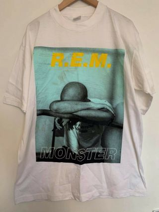 Vintage Rem,  Monster World Tour T Shirt 1995
