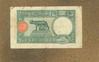Italy Italian East Africa 50 Lire 1938 - P1 2