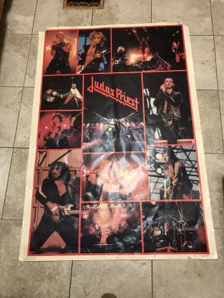 Judas Priest Screaming For Vengeance 1982 Jumbo Poster 58x40