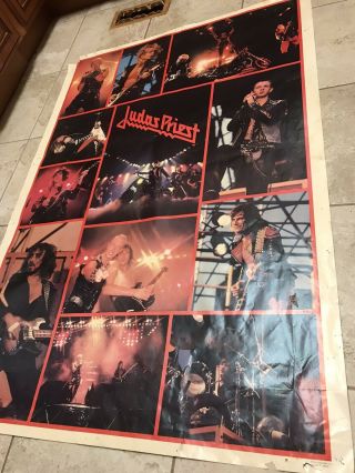 Judas Priest Screaming For Vengeance 1982 Jumbo Poster 58x40 2