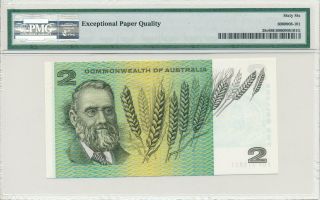 Reserve Bank Commonwealth of Australia $2 ND (1968) PMG 66EPQ 3
