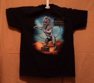 Rolling Stones Bridges To Babylon World Tour 1997 1998 Concert T Shirt Anvil Xl