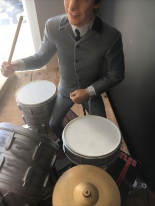 1991 BEATLES Ringo Starr doll figure With Tags Drum Set - 10 