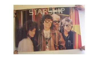 Starship Poster Band Shot Jefferson Airplane Old