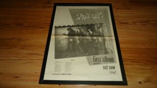 Stray Cats Debut Album - Framed Poster Sized Advert
