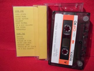 Big Country Live Manchester Apollo 1983/1984,  Wembley Arena 1986 Cassette Tapes 3