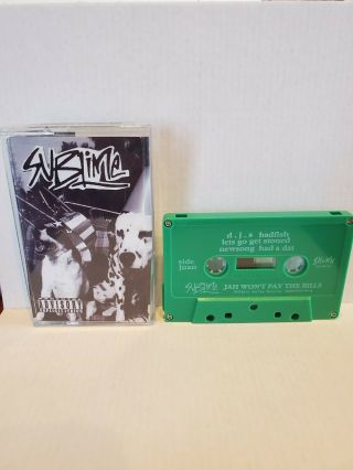Green Sublime Jah Won’t Pay The Bills Rsd Cassette Skunk Records Bradley Nowell