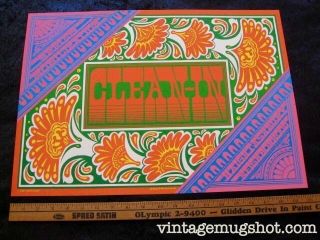 Summer Of Love In Poster Neon Rose Nr 15 Hippie Haight Ashbury Moscoso 