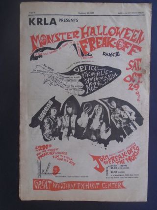Concert Posters_monsterhaloween Freakoff_cj & Fish_cheetah_kaleidoscope