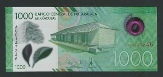 Nicaragua 1000 Cordobas 2019 P - Unc