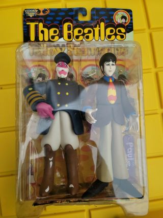 The Beatles Mcfarlane - Yellow Submarine Figures Paul Mccartney & Captain Fred