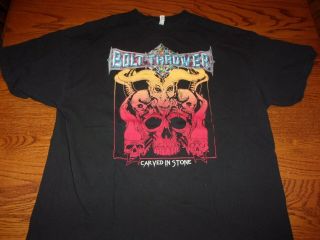 Bolt Thrower Carved In Stone Tour T - Shirt Tee Overtures Of War Canada 2015