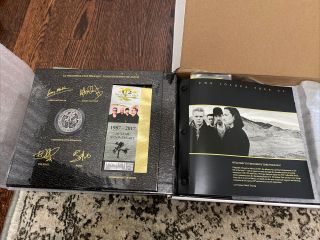 U2 Joshua Tree 2017 Tour Limited edition VIP Book w/Harmonica & 10065 2