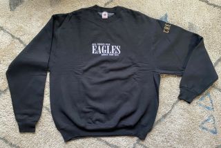 Vintage Eagles Hell Freezes Over Concert World Tour Sweatshirt Xl Black 1995