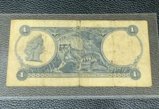 1935 Straits Settlements/British Administration KG $1 P - 16b KNB20e Banknote 2