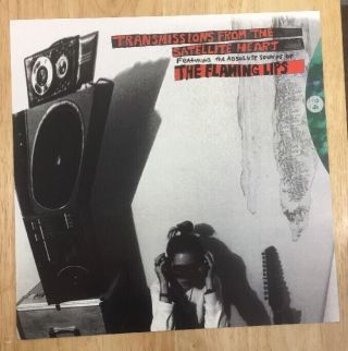 The Flaming Lips transmissions from the satellite heart promotional poster 1993 2