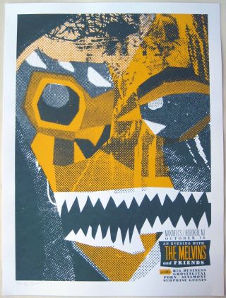 The Melvins Poster W/ Altamont,  Porn & Big Business 2006 Concert