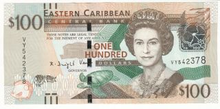 East Caribbean States 100 Dollars Nd Unc