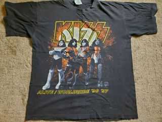 Kiss Alive/worldwide Tour 1996 - 1997 Band T - Shirt