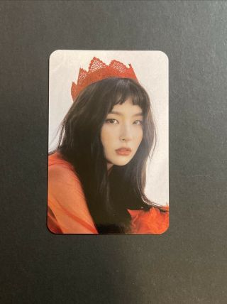 Red Velvet Peek A Boo Concert Seulgi Photocard
