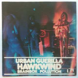 Hawkwind,  Urban Guerilla 7 " _original 1973_ German Unique Slv (motorhead Lemmy)