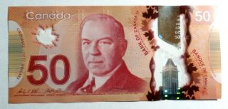 Canada 2012 : Bank Of Canada $50 Polymer Note,  Uncirculated