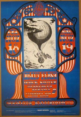 1966 Poster Fd 35 - 1 The Daily Flash,  Quicksilver Avalon Ballroom San Francisco