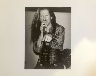 Christian Death Photo Rozz Williams Hand Printed 8 X 10 Last Show