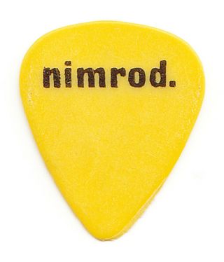 Green Day Billie Joe Armstrong Nimrod Yellow Guitar Pick - 1997 Nimrod Tour