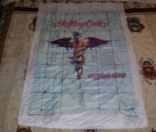Vintage 1990 Nikry Motley Crue Dr Feelgood Lp Tapestry Flag Fabric Poster Banner