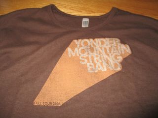 Yonder Mountain String Band Fall Concert Tour (lg) Thermo Long Sleeve Shirt