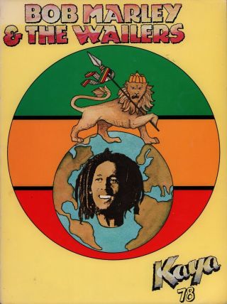 Bob Marley 1978 Kaya U.  S.  Tour Vintage Concert Program Book Booklet / Nmt 2
