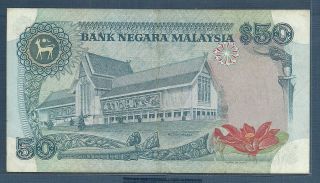 Malaysia 50 Ringgit,  1983 - 1984,  P 23,  VF 2