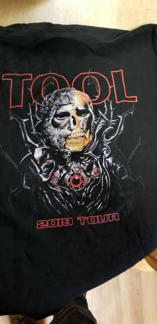 Tool 2019 Tour Shirt Fear Inoculum Plus Sticker Waaf Boston