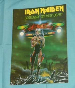 Vintage Iron Maiden Somewhere In Time 1986/87 Tour Program