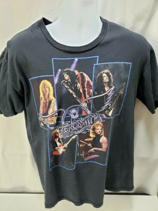 Vintage 1990 Aerosmith Pump Tour Concert Band T - Shirt Size Xl