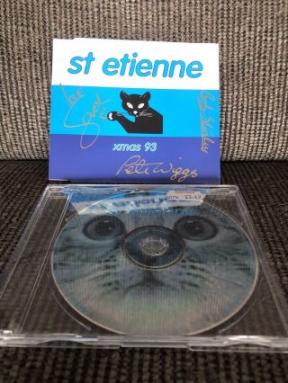 ‘i Was Born On Christmas Day’ St Etienne Signed Cd Sarah Cracknall
